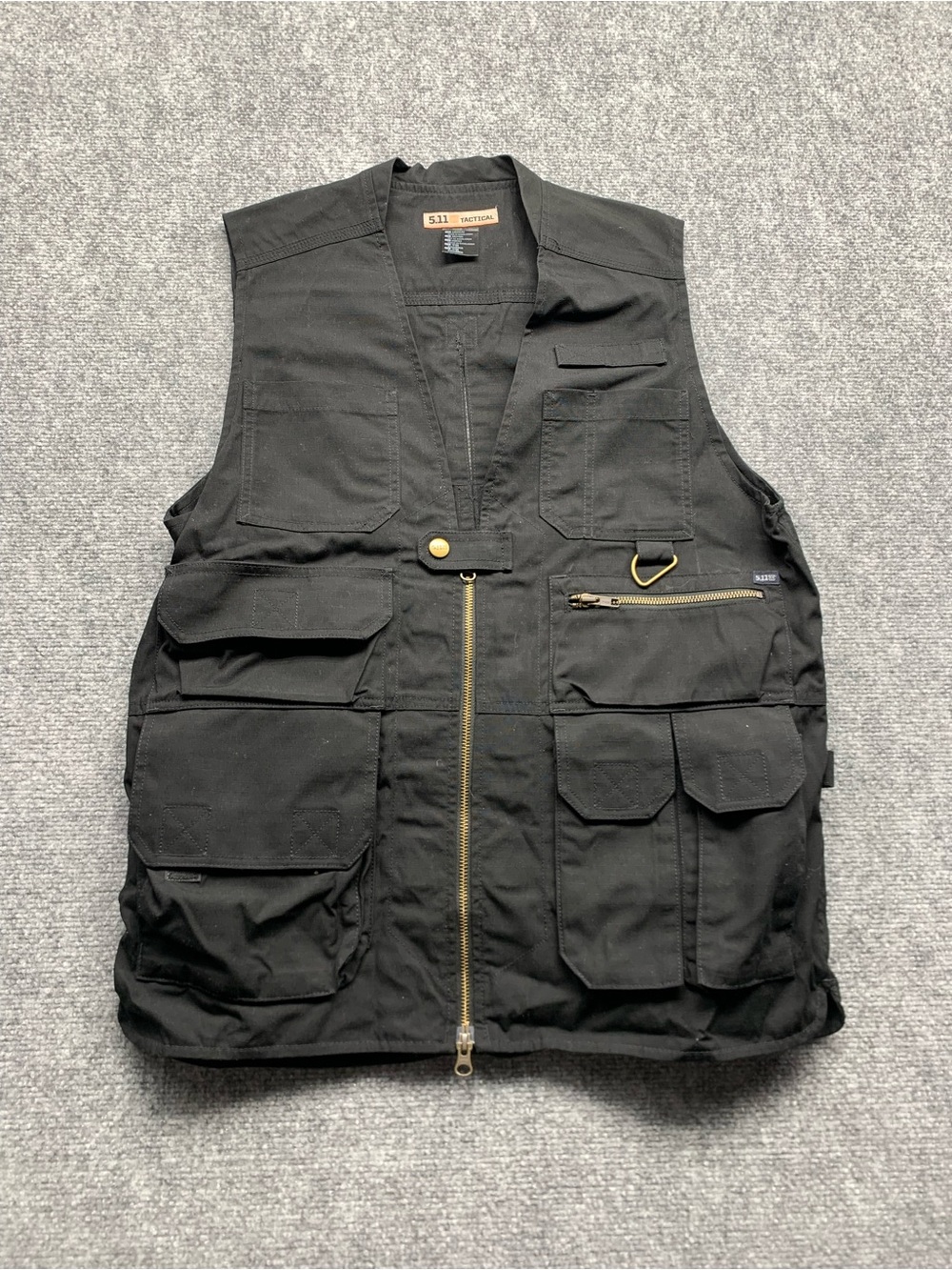 5.11 Tactical Black Multi-Pocket Utility Vest